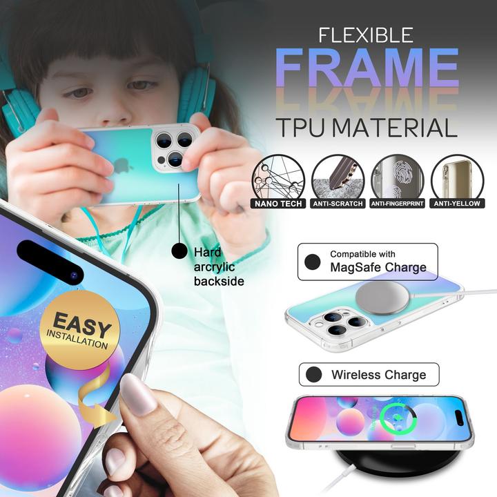 Produktbild Nalia Durchscheinende Harte Hülle mit Farbwechsel (Apple iPhone 14 Pro Max)