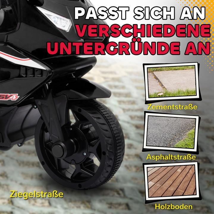 Image du produit Aiyaplay Kindermotorrad Kunststoff, Stahl Schwarz (6 V)