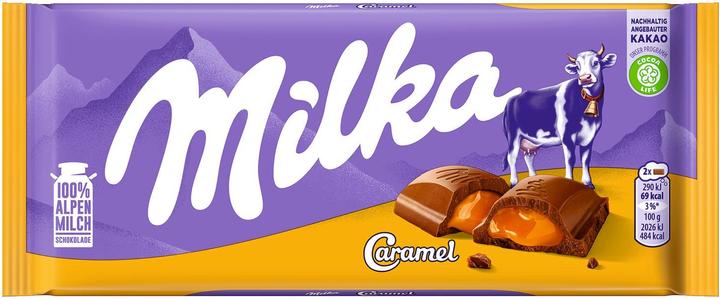 Actual product image Milka Caramel Schokolade (100 g)