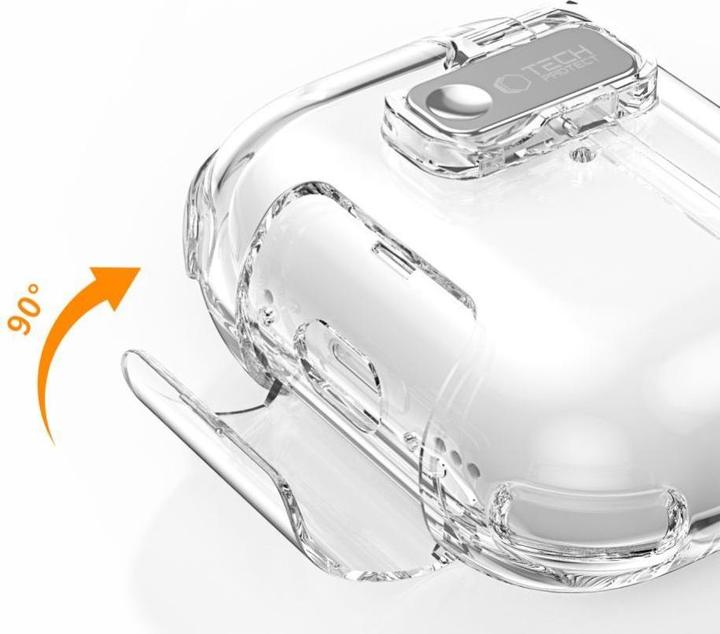 Actual product image Tech-Protect Bounce Pro Apple Airpods Pro 3 Kosmisches Orange (Headphone sleeve)