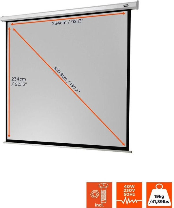 Actual product image Celexon Motor Economy, Canvas, 1:1 (133.46", 1:1)
