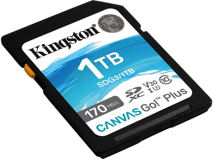 Productafbeelding Kingston Canvas Go! Plus (1000 GB, SDXC, U3, UHS-I)