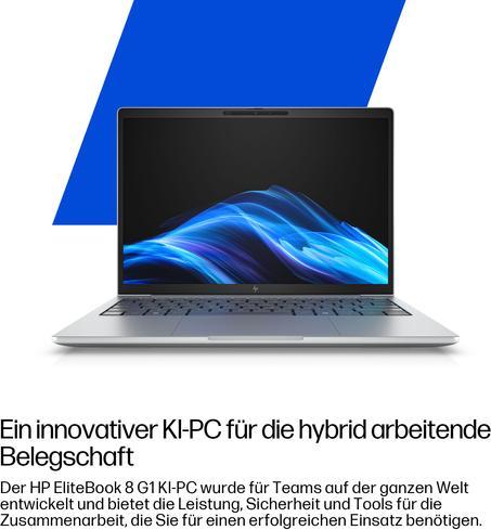 Produktbild HP EliteBook 8 G1i (16", 1000 GB, 32 GB, Schweiz, Intel Core Ultra 7 265)