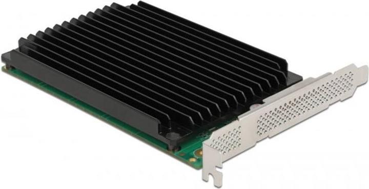 Produktbild Delock PCI Expr x16 Karte > 4x int NVMe M.2 Key M Kühlkörper