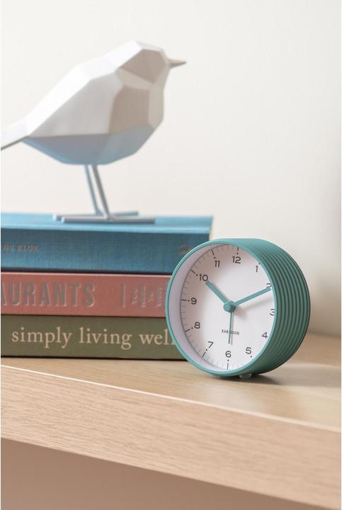 Productafbeelding Karlsson Klassieke wekker Circus Rings Turquoise blauw