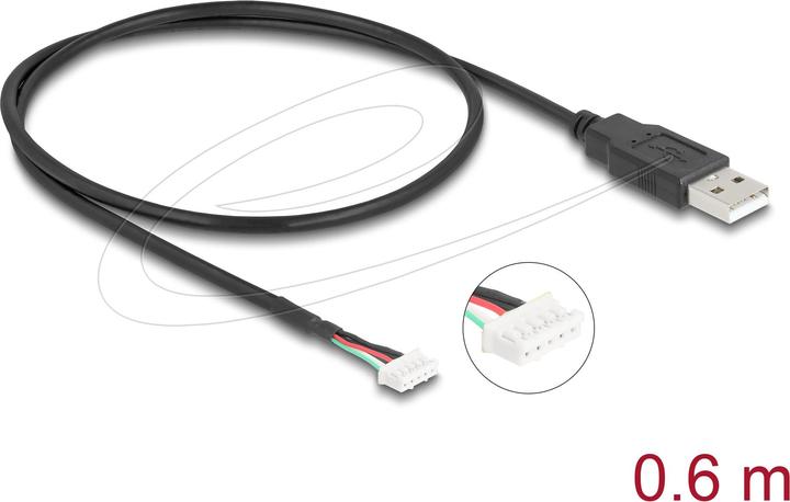 Actual product image Delock USB 2.0 connection cable for 5-pin camera modules 0.6 m (0.60 m, USB 2.0)