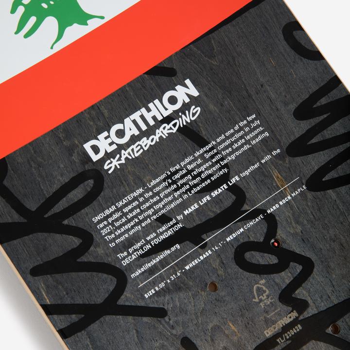 Produktbild Decathlon Skateboarddeck DK500 Popsicle 7-lagig Ahorn