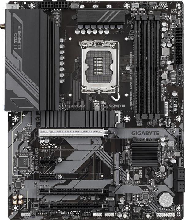 Image du produit Gigabyte Z790 D AX (LGA 1700, Intel Z790 Express, ATX)