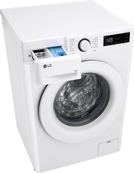 Actual product image LG F4R3010NSWW Washing machine 10kg AI DD, Class A-10%, 1400 rpm, Steam wash (10 kg, Left)