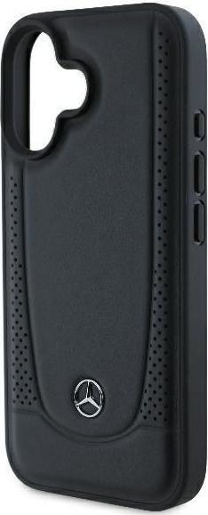 Actual product image Karl Lagerfeld Mercedes MEHCP16MARMBK iPhone 16 Plus 6.7" czarny/black hardcase Leather Urban (Apple iPhone 16 Plus)