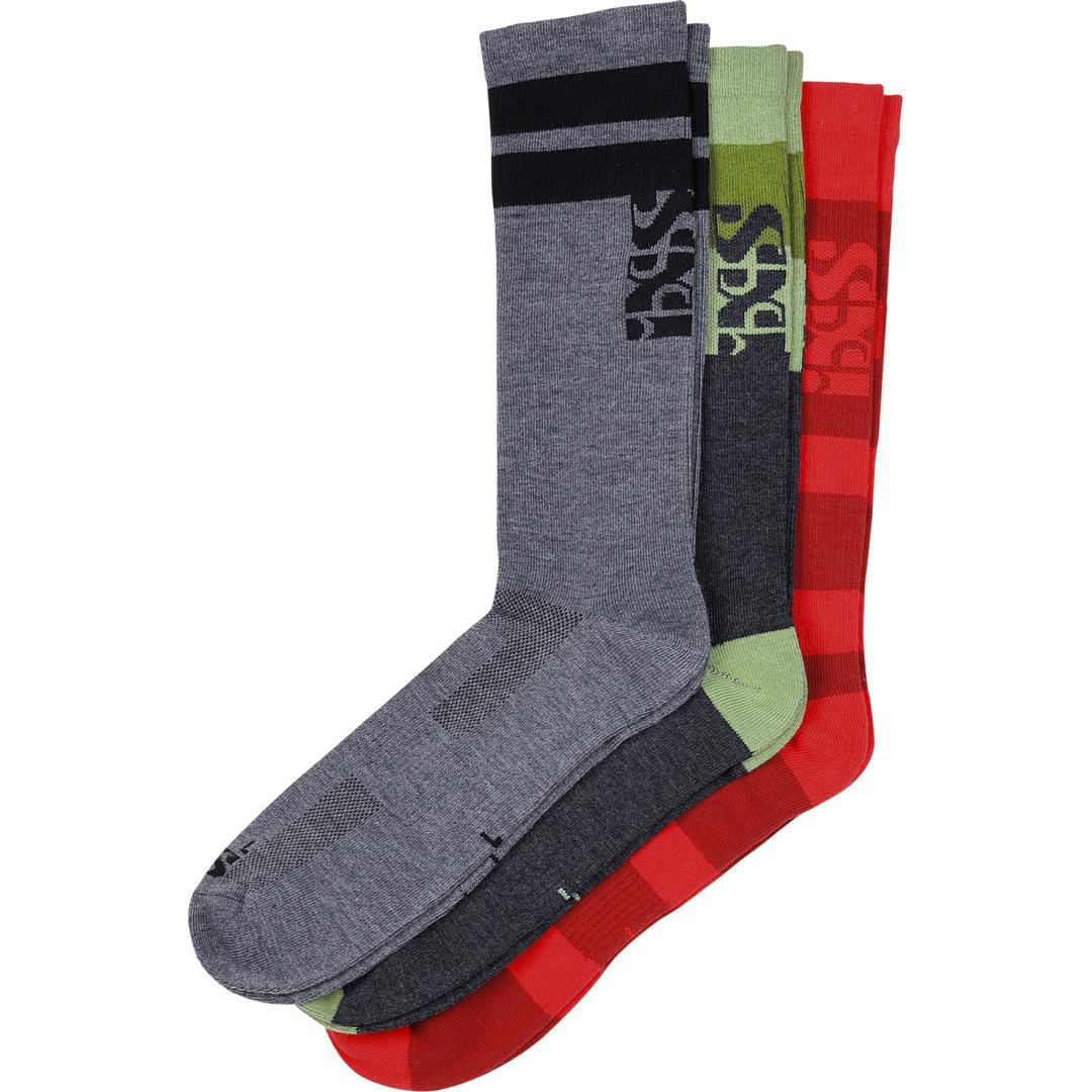 Thumbnail - iXS, Unisex, Sportsocken, Triplet Socks (3-Pack) (S), Mehrfarbig