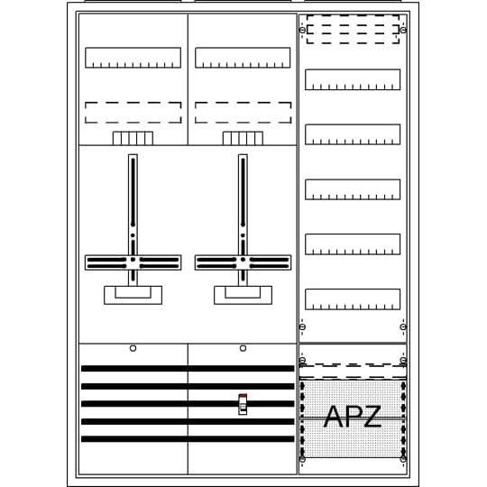 Striebel & John, Verteilerschrank Zubehör, Striebeljohn Da37bg