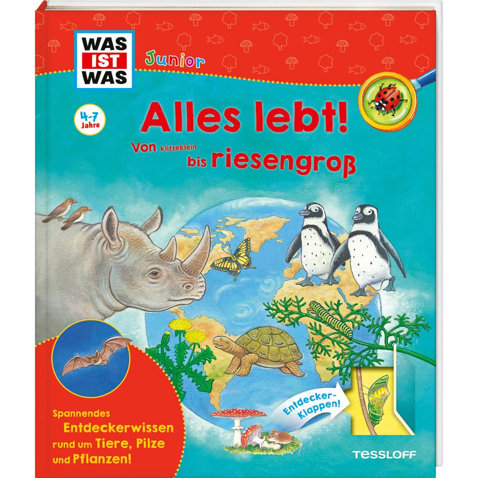 WAS IST WAS Junior Alles lebt! Von klitzeklein bis riesengross, Kinderbücher von Bärbel Oftring, Hans-Günther Döring