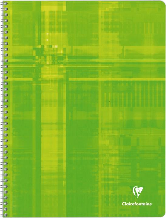 Actual product image Clairefontaine Spiral notebook (A4, Checked, Hardcover)