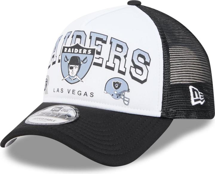 Produktbild New Era A-Frame Mesh Trucker Cap - RETRO Oakland Raiders