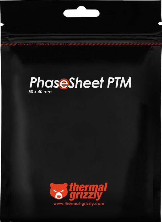 Immagine prodotto Thermal Grizzly PhaseSheet PTM - 50x40mm (0.20 mm)
