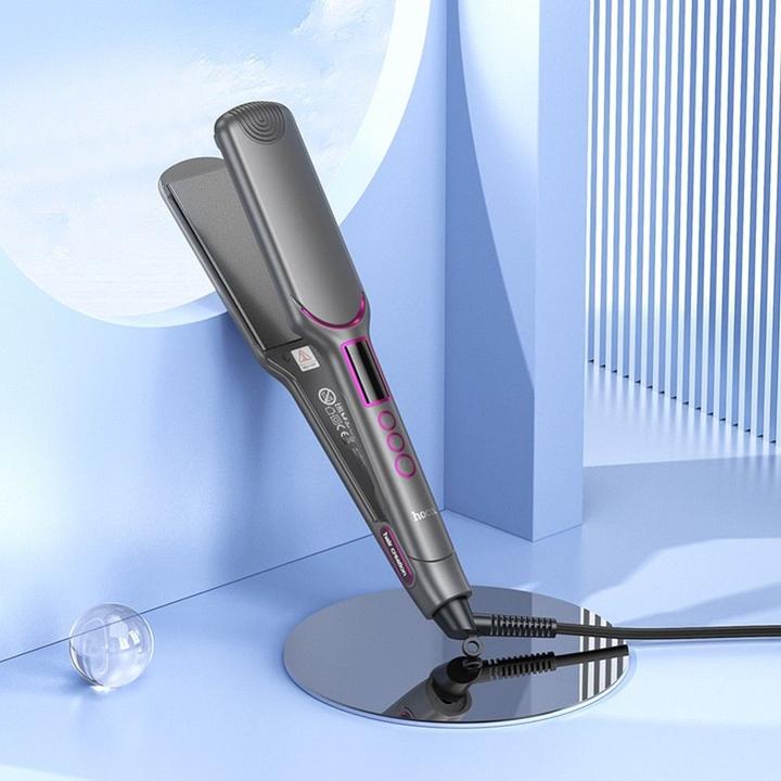 Actual product image Hoco Other electric straightening hair with digital display HP42 gray (Straightening iron)