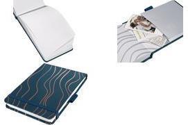 Image du produit Jolie Bloc-notes A6+ dotted, bleu (A6+, Pointillés, Couverture rigide)