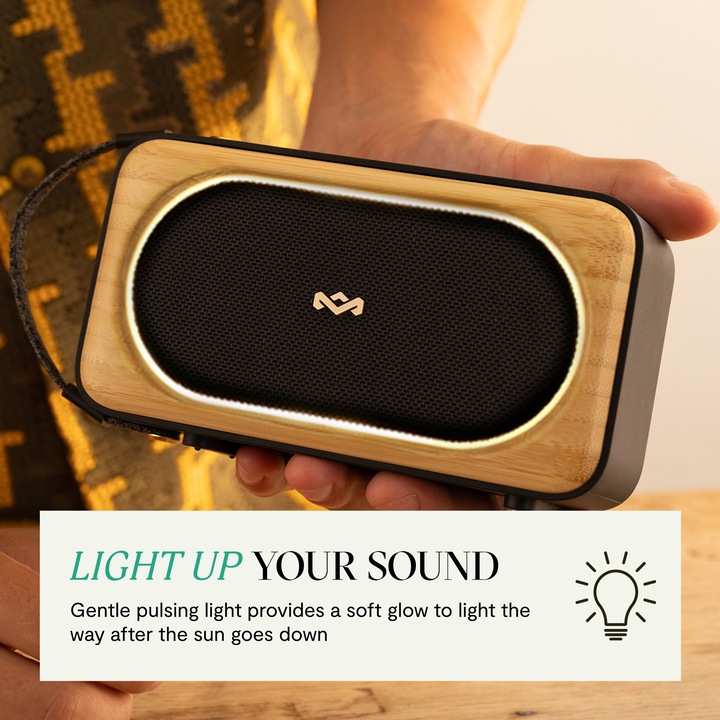 Actual product image House of Marley Roots Solar Bluetooth Speaker (14 h, Solar panel)