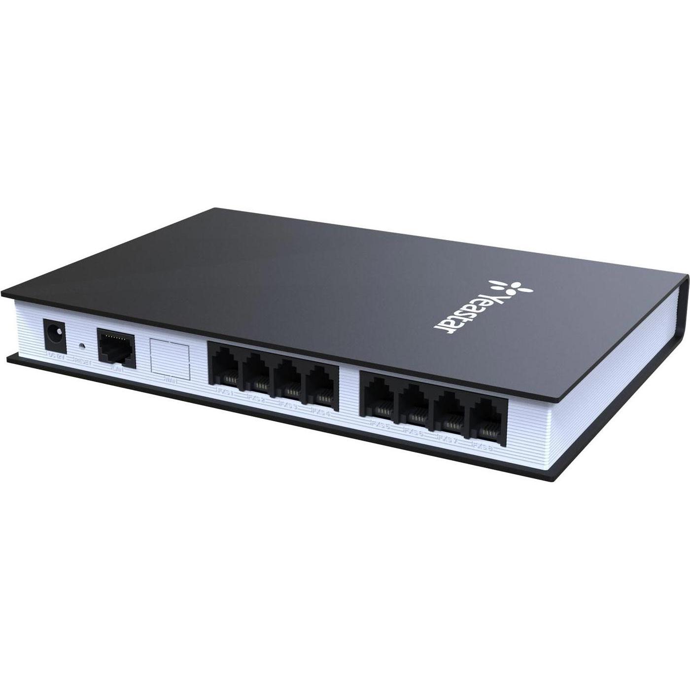 Yeastar TA800 VoIP-Telefonanschluss, Telefon, Schwarz