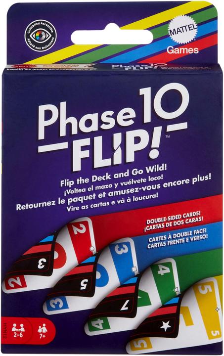 Produktbild Games Phase 10 Flip (Deutsch, Multilingual, 2 - 6 Spieler)
