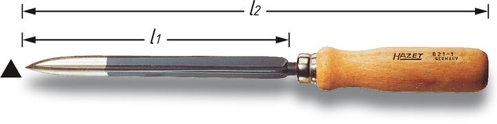 Produktbild HAZET Dreikant-Hohlschaber 821-1 ∙ 260 mm