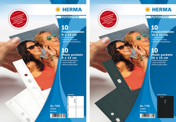 Produktbild Herma Foto Hüllen (9 x 13 cm, 10 x)