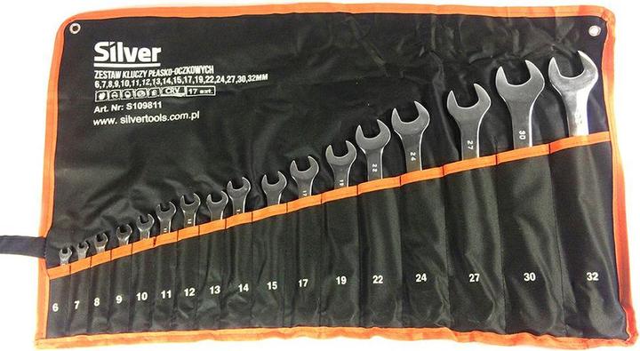 Productafbeelding Silver KLUCZ PŁASKO-OCZKOWY 17szt./ZILVER