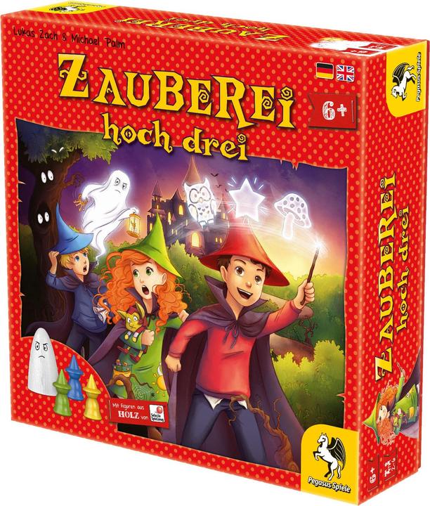 Produktbild Pegasus Zauberei hoch drei (Deutsch, 2 - 6 Spieler)