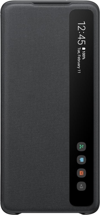 Produktbild Samsung EF-ZG985CBEGWW Handy-Schutzhülle 17 cm (6.7" ) Flip case Schwarz (Samsung Galaxy S20+)