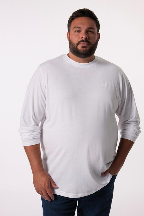 Image du produit Men+ T-shirt, col rond et manches longues, collection Basic - jusqu'au 8 XL (7XL)