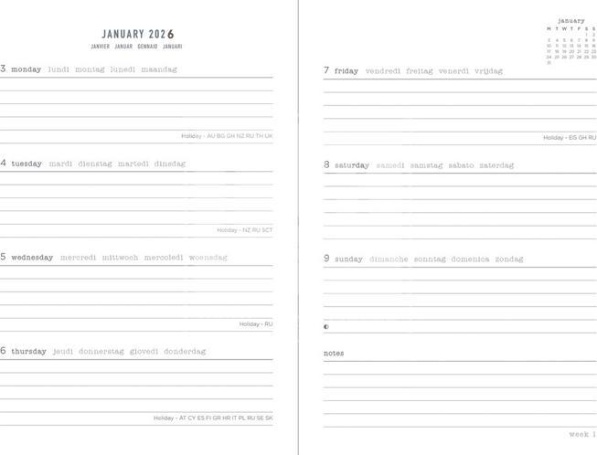 Image du produit Letts Agenda Inspire (A5)