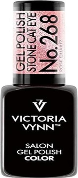 Actual product image Visconti Di Modrone Victoria Vynn Gel Polish Stone Cat Eye No. 268 Rose Quartz (Rose quartz)