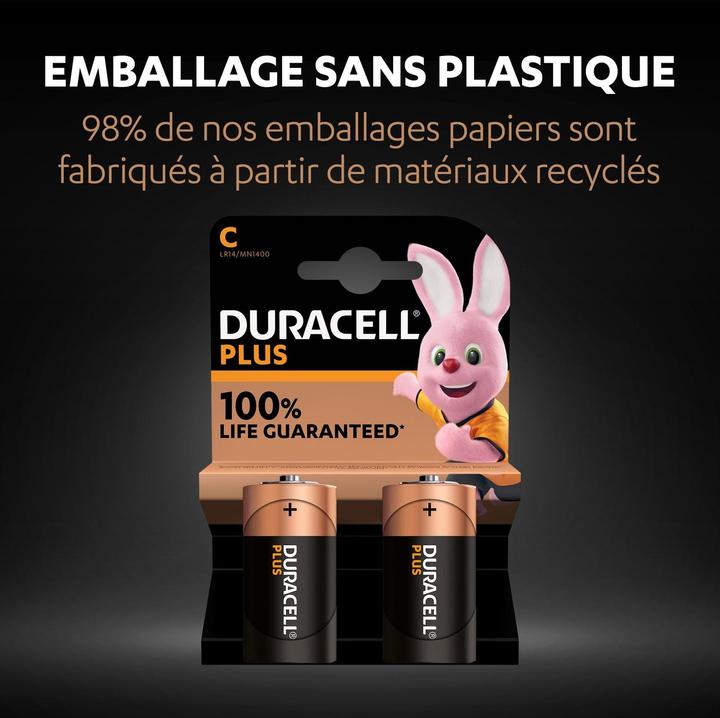 Actual product image Duracell Plus (2 pcs., C, 7750 mAh)