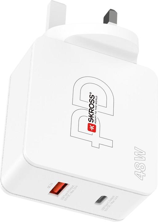 Produktbild Skross USB Netzteil Multipower 2 Pro+, UK 48 W, 5 V 9 V (48 W, 2 Ports)