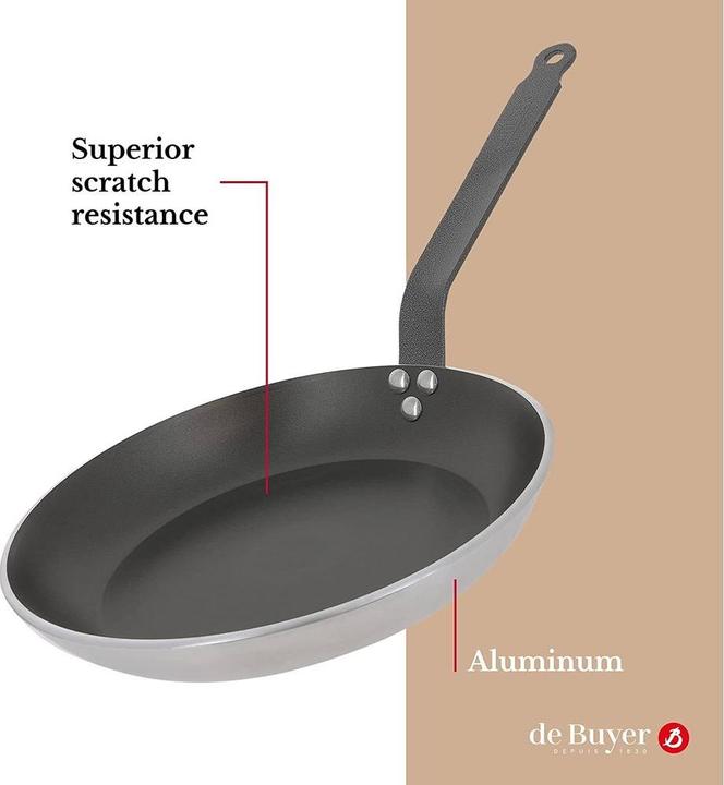 Immagine prodotto de Buyer Choc Resto padella a induzione antiaderente (Padella per friggere, Alluminio, 28 x 3.80 cm)