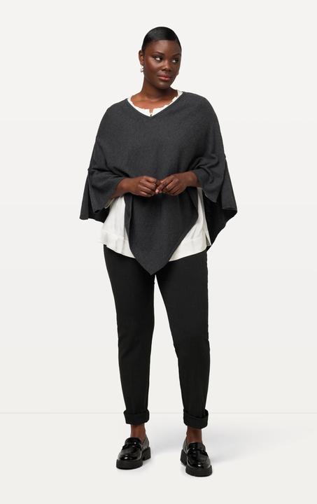 Image du produit Ulla Popken Pantalon avec surpiqûre sur le côté, taille élastique (44)