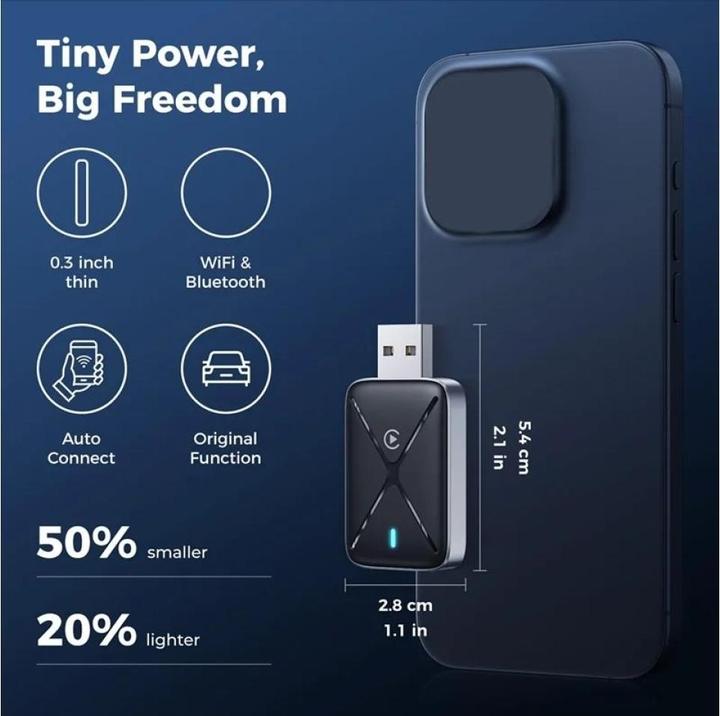 Actual product image PowerGuard Wireless CarPlay Connectivity für iPhone