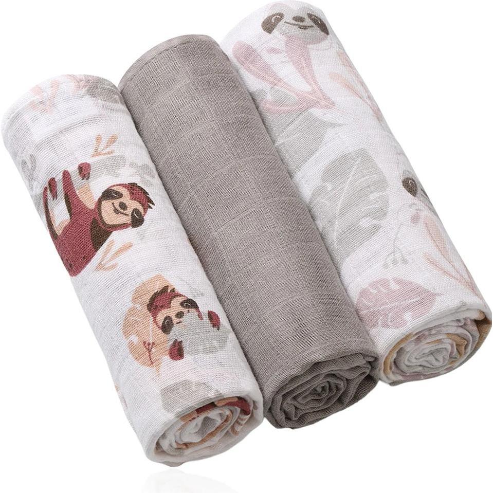 Babyono, Panni per neonati, Pannolini in Mussola Super Morbidi (70 cm, 70 cm)