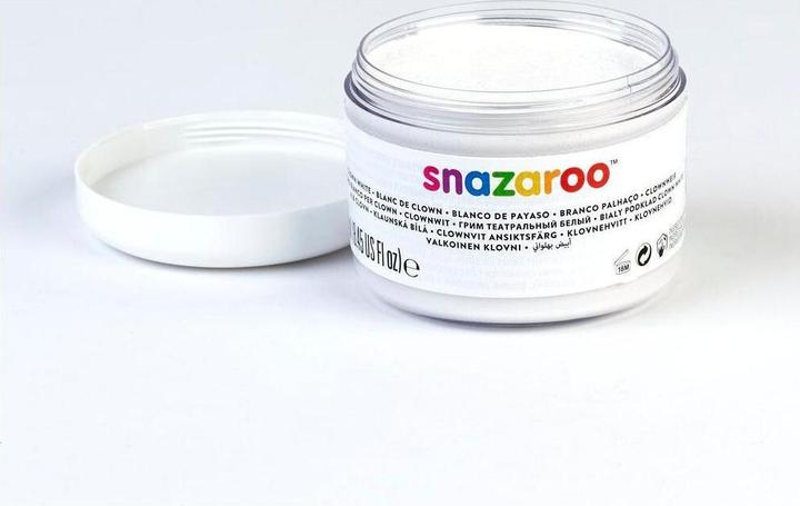 Actual product image Snazaroo Make Up Paint Clowns white 250ml