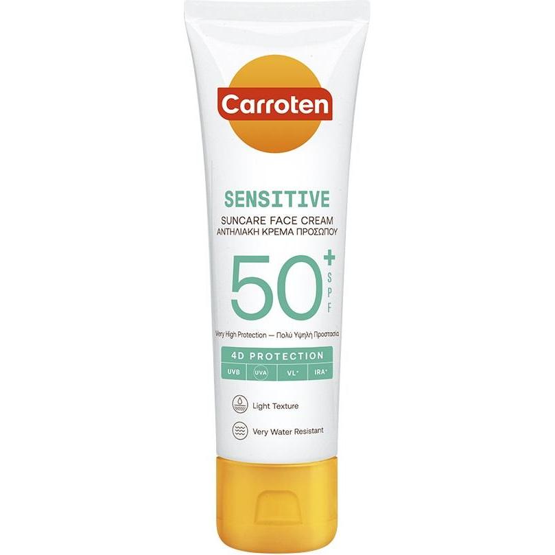 Carroten Donna Crema Solare, Viso Sensicare Spf 50 50 Ml ( Solare, Solare Viso, Spf 50, 50 Ml)