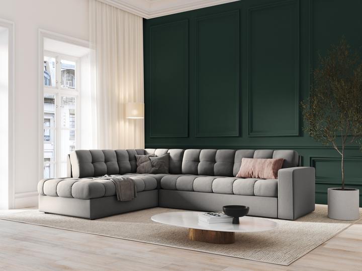 Actual product image CXL by Christian Lacroix Left Corner Sofa, "Yohan", 5 Seats, 236x199x72 Made in Europe (Corner sofa)