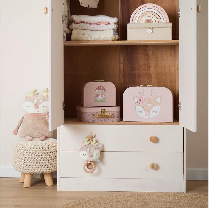 Image du produit Bieco Coffre à jouets Ella dreamy flowers Set de 3 pièces