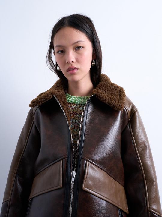 Immagine prodotto Topshop TSJULIE Jacke Lederjacke (M)