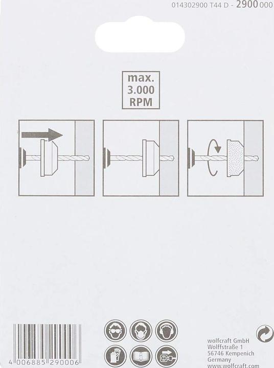 Produktbild wolfcraft 1 Staubfänger für Bohrer ø4-8mm