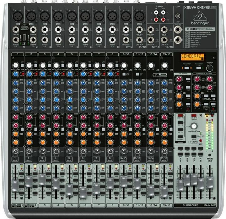 Image du produit Behringer Xenyx QX2442USB (Studio et mixeur live)