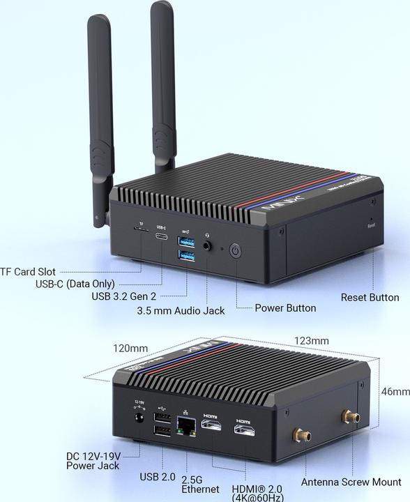 Produktbild Minix Neo Z150-0dB (Intel N150, 16 GB, 512 GB)