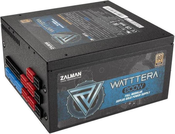 Actual product image Zalman ZM800-EBTII WATTTERA, 800 Watt 80 PLUS GOLD PSU, EU, Full Modular, Active PFC wi (800 W)