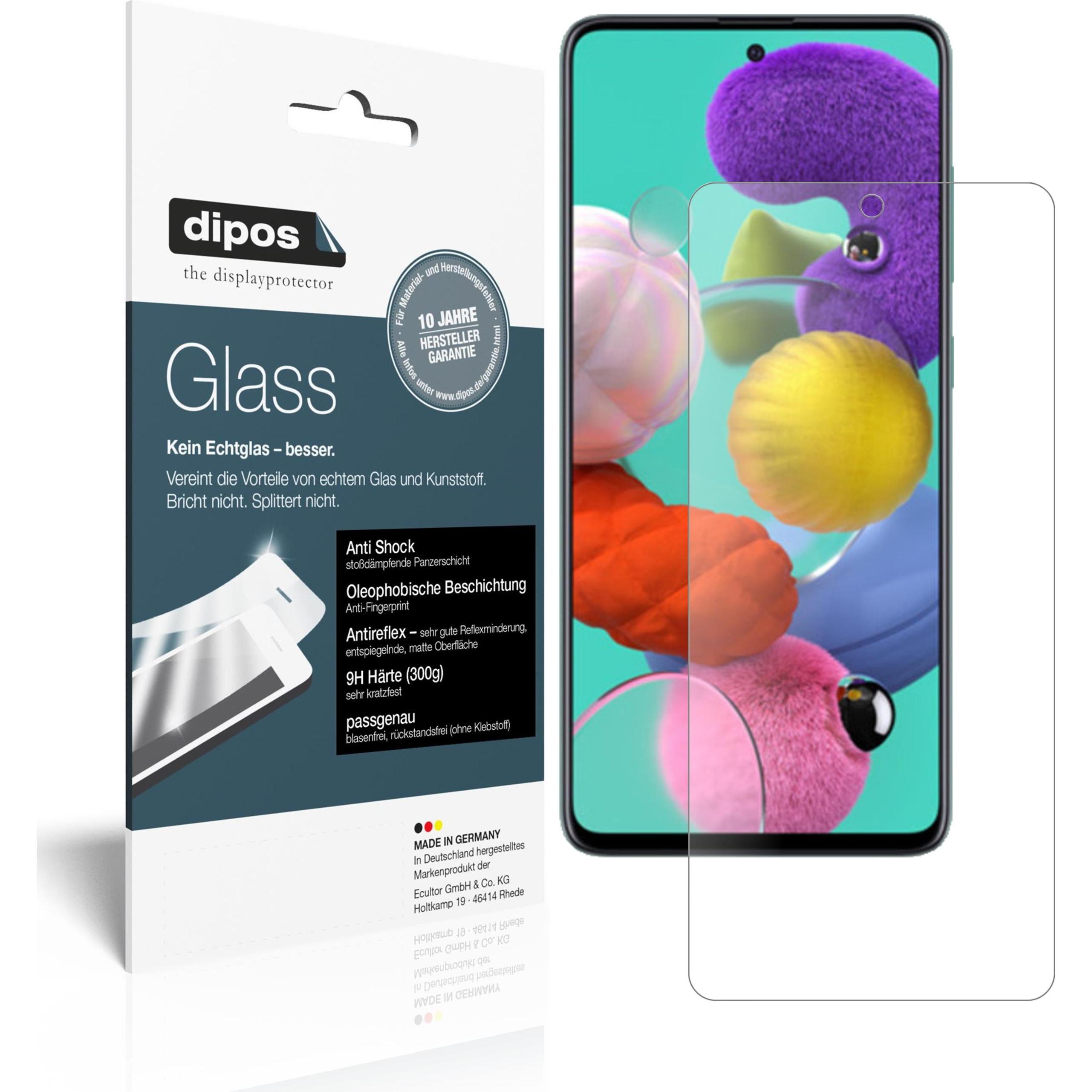 Thumbnail - Dipos Displayschutz Anti-Shock (2 Stück, Samsung Galaxy A51), Smartphone Schutzfolie, Transparent