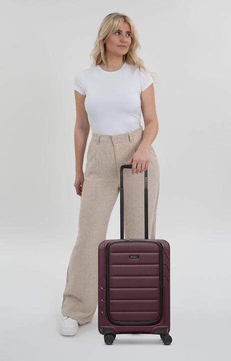 Actual product image Redolz Essentials 17 4-Rollen Kabinentrolley 55 cm Soft-Pocket Laptopfach (46 l)